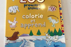 200 mots d'animaux à colorier 