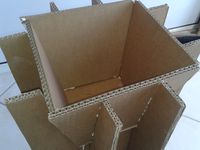 Cache pot en carton