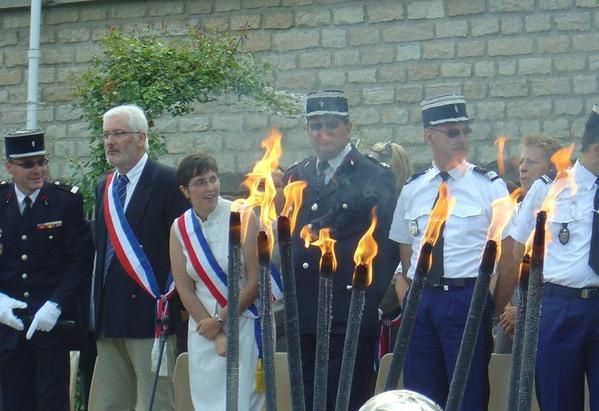 cérémonie du 14 juillet à montbard