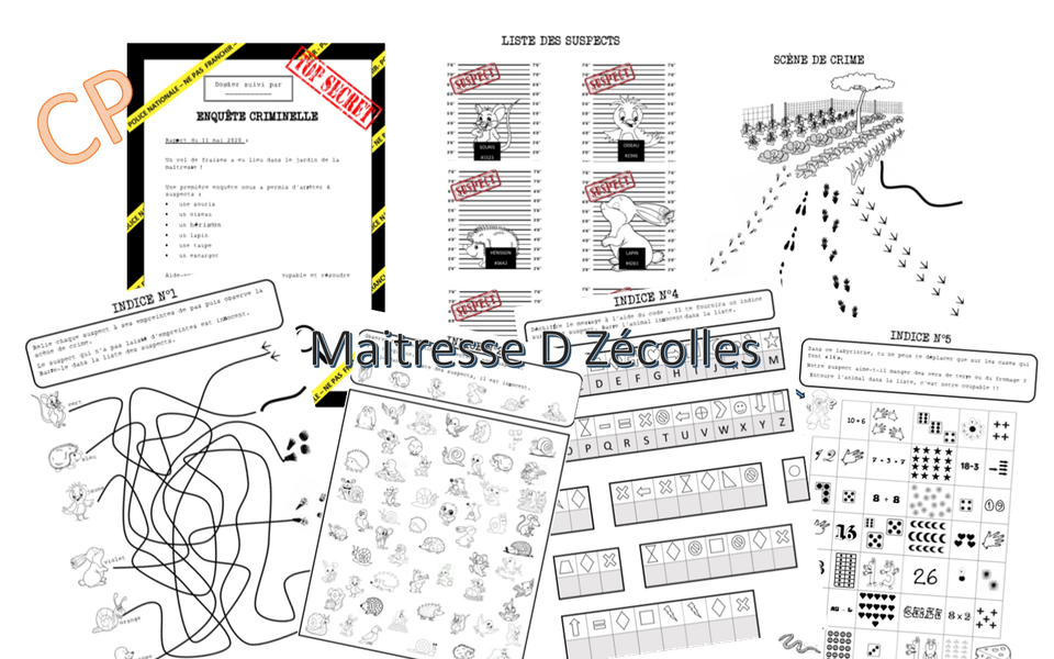 Enquete Policiere En Maternelle Mes Tresses D Zecolles