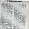 L'article de Vosges Matin pour l'Artiste