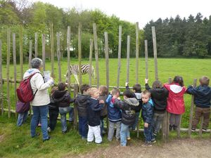 sortie des PS-MS au zoo de la Bourbansais