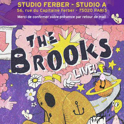 The Brooks en concert privé le 21/03 au Studio Ferber