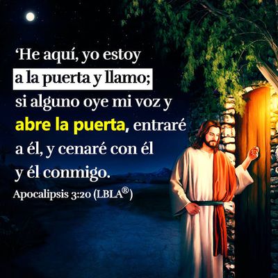 Evangelio de Hoy - Apocalipsis 3:20