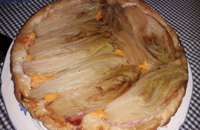 Tatin d'endives au jambon