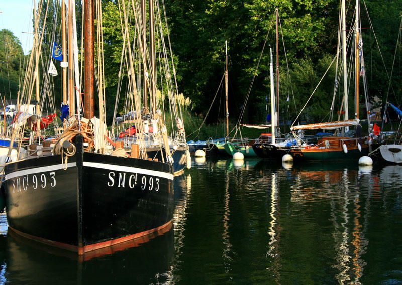 Photographies de bateaux dans les ports de Bretagne...