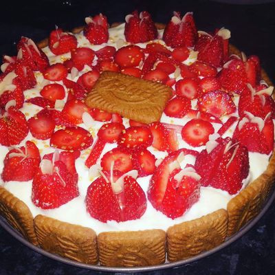 Tarte aux fraises gourmande