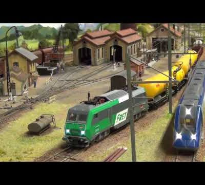 Réseau HO du club de modélisme ferroviaire de Massy 