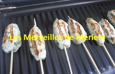 Recette de kébab   de dinde 