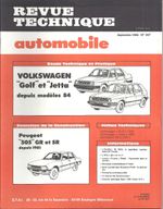 RTA 447 – VW Golf, Jetta – Evolution Peugeot 505 – Sept 1984