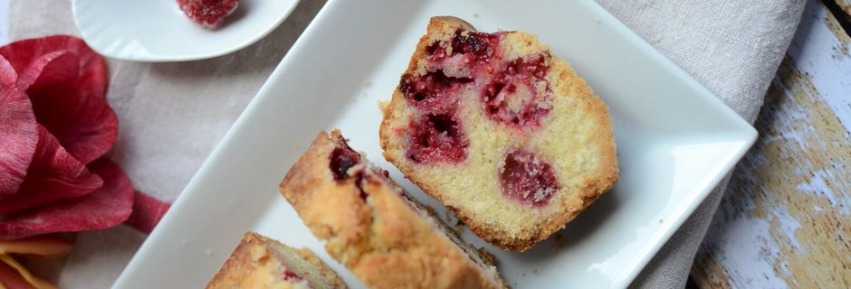 Mini cake aux framboises #sanslactose