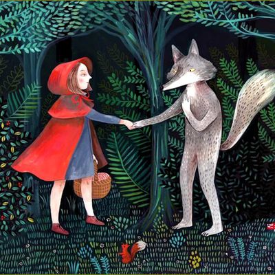 Le petit chaperon rouge en illustration - Helena Perez Garcia