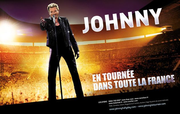 Johnny Hallyday en concert à Ruoms (Ardèche) ce 26 juin 2012