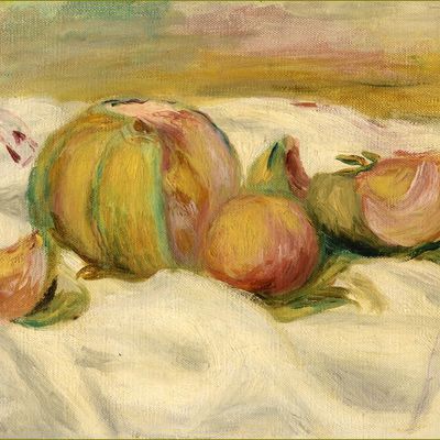 Fruits d'été par les peintres - Auguste Renoir (1841-1919) nature morte au melon