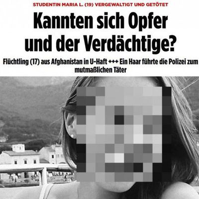 Le journal télévisé allemand a passé sous silence l'affaire de l'étudiante tuée et violée