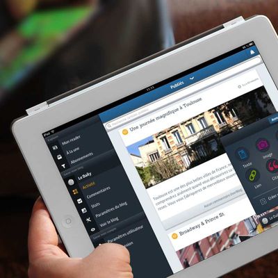OverBlog fait sa rentrée sur iPad