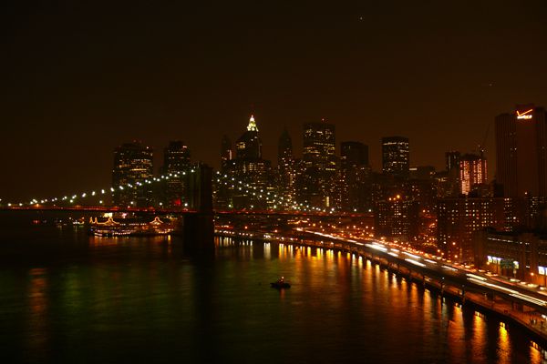 Ballade entre les deux ponts célèbres de NYC.
