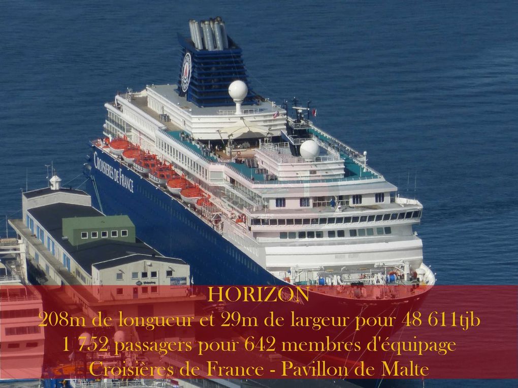 Croisière à bord de l'Horizon du 17 au 24 août 2014