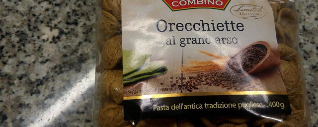 Orecchiette di grano arso "Combino" (Lidl) con broccolo romano e scamorza - Prova assaggio