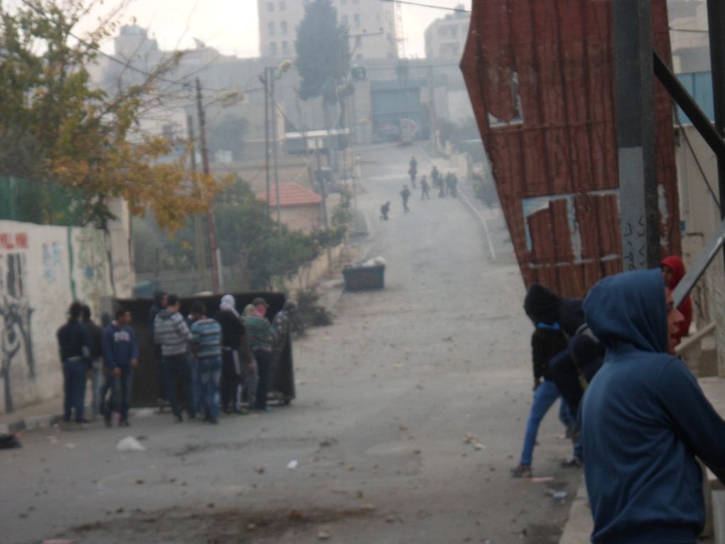 Quelques images des confrontations entre l'armée Israélienne et les jeunes du camp