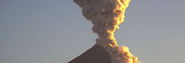 Activity of Colima, Turrialba and Momotombo.