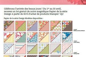 Stampin'Up - Offre Cadeau Bonus