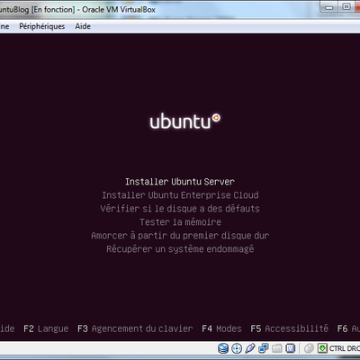 L'installation d'Ubuntu