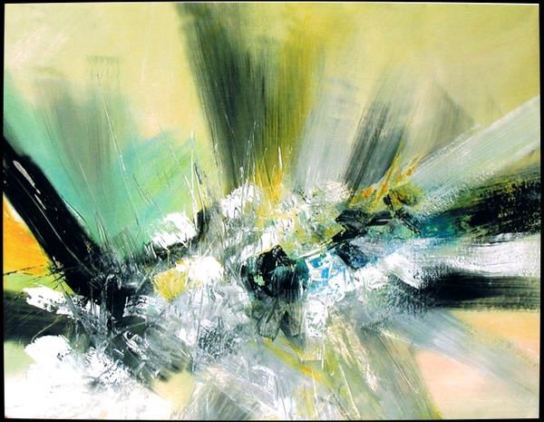 Les Les Peintures de Gérard Besset appartiennent à un espace lyrique et vaporeux, un univers de matières, de couleurs et de Traces. Certaines expriment un éclatement d'autres une évaporation. Jouant du pinceau, de la spatule et de l'éponge, la