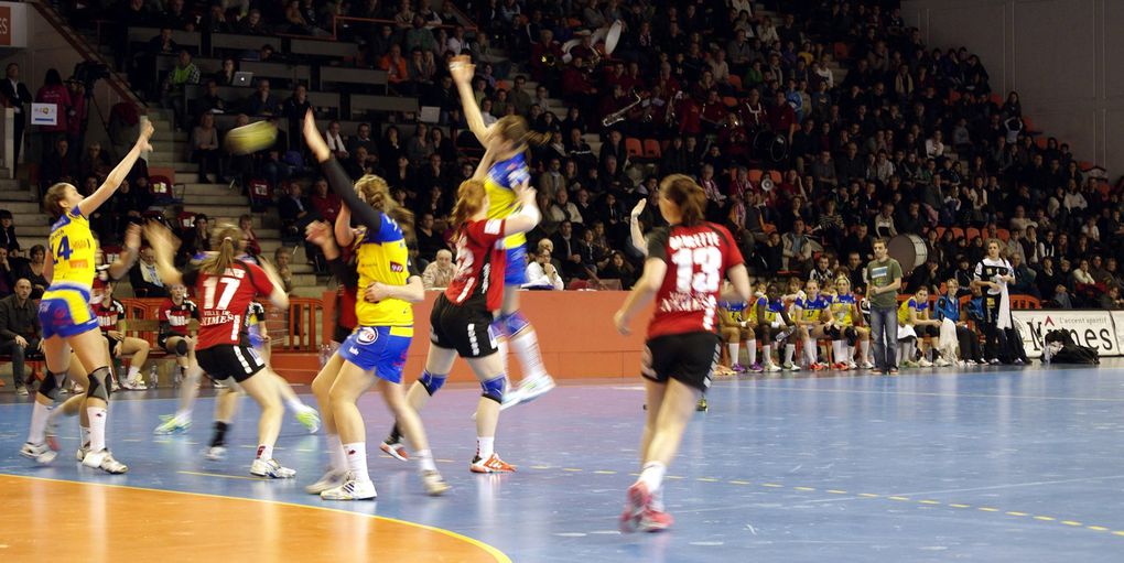 Match HBCN Nîmes féminin - Metz Handball féminin - Samedi 29 jancier 2012 au Parnasse à Nîmes