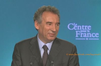 DECLARATION DE FRANCOIS BAYROU - TEXTE