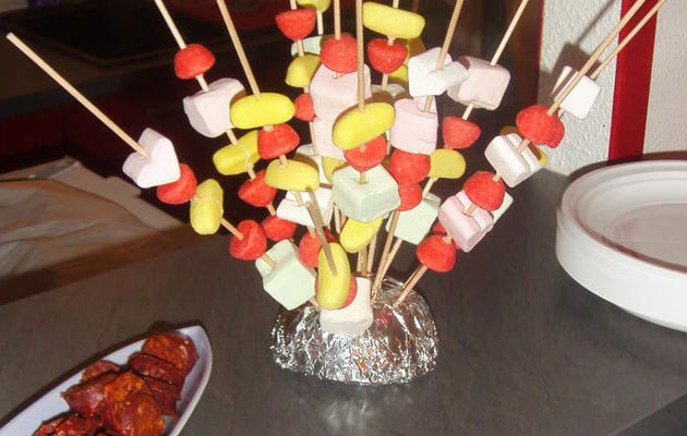 Brochette bonbon facile