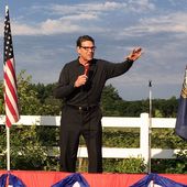 Amid Low Expectations, Perry Revels in Campaigning, by Abby Livingston