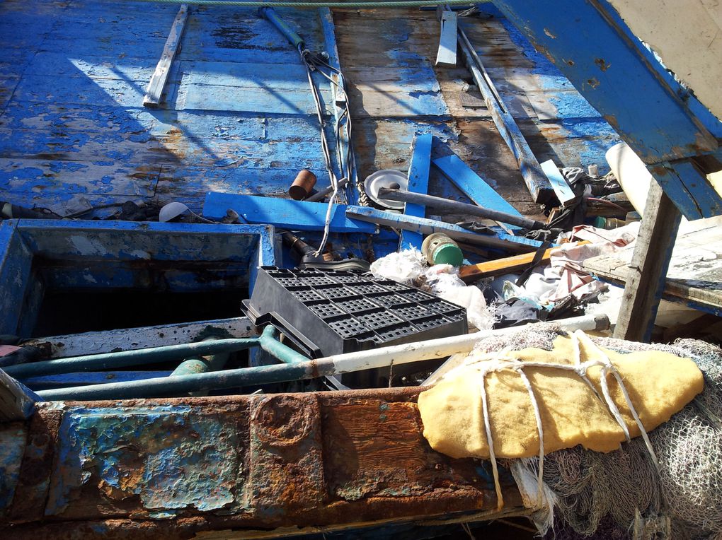 Album - cimetierre de bateaux à Lampedusa