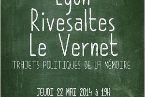 Soirée lecture "Lyon, Rivesaltes, Le Vernet"