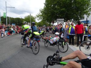Départ des vélos spéciaux 