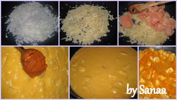 Riz au lait de coco et pate de curry