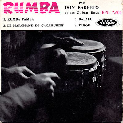Don Barreto et ses cuban boys - Rumba - 1959