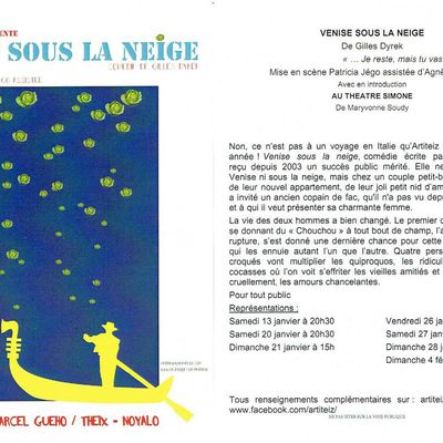 Venise sous la neige - A vos agendas