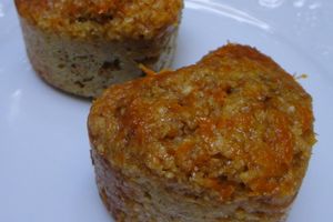 Muffins diététiques à l'orange et au gingembre