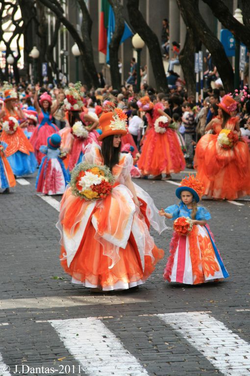 Madere-Funchal,c'est dans cette ville capitale de l'isle que se realise tous les ans la fete de la fleur,cette année c'etait du 5 au 8 Mai et j'y etait,voici quelques images