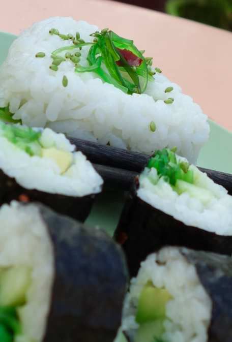 Sushi végétalien, la nourriture saine de demain 