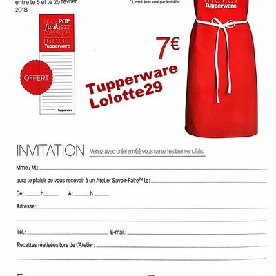 Cadeau invités de février 2018