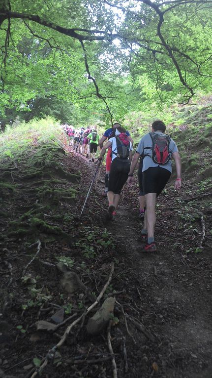 2 jours, 10 copains, 2*25km de course à pied avec 2500m de dénivelé positif dans la montagne basque... du pur bonheur! 