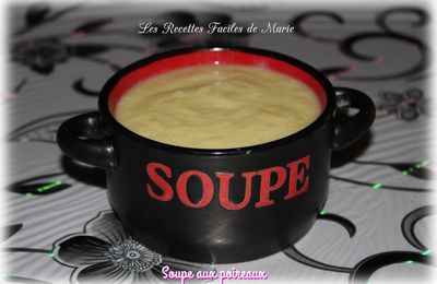 SOUPE AUX POIREAUX