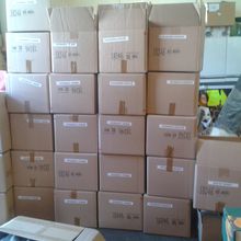 Vendredi 13 août, préparation de cartons pour la Mauritanie