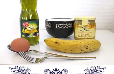 Masque banane et coco 