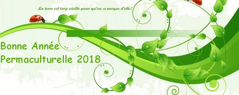 Bonne Permaculture 2018.