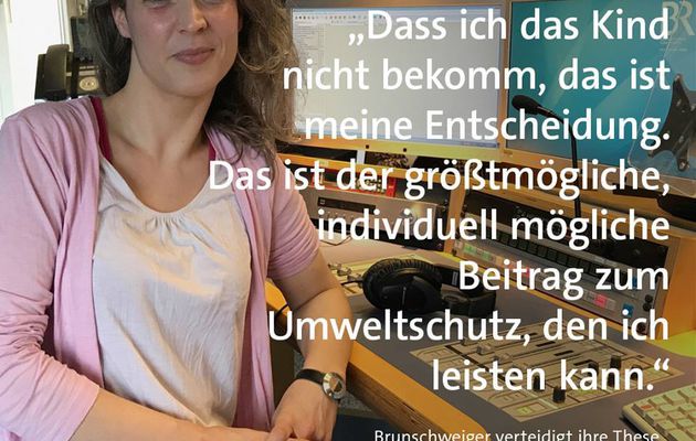 Die Logik der Verena Brunschweiger  zur Beseitigung von umweltschädlichen Ballastexistenzen.