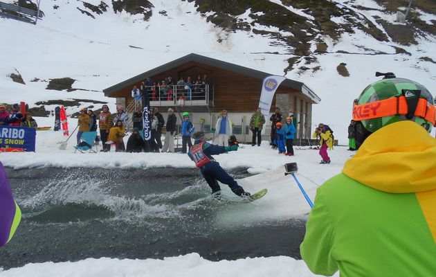 Ski nautique à la neige