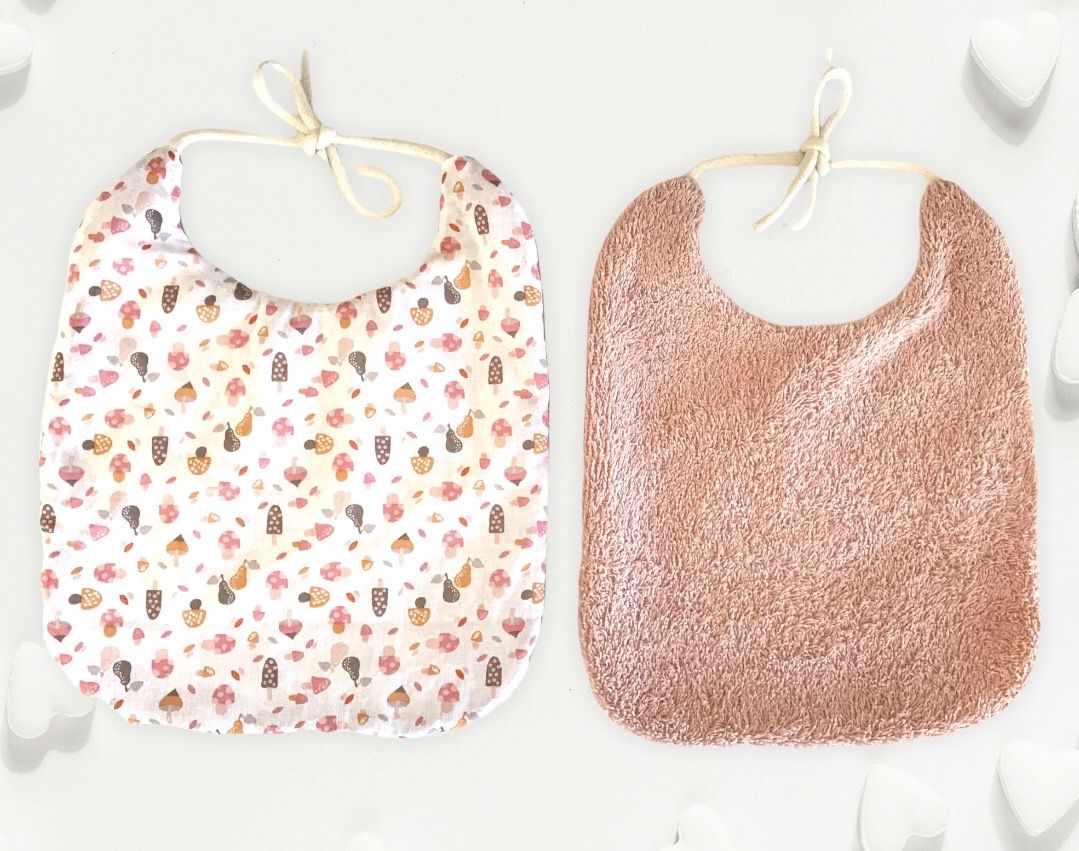 bavoir bébé fille fait main couture facile 